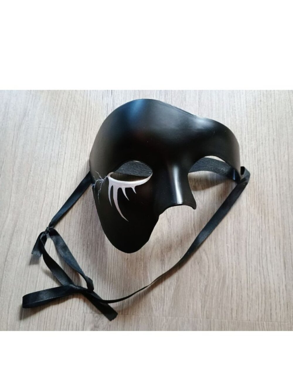 Black Half Mask - Phantom of the Opera / Masquerade